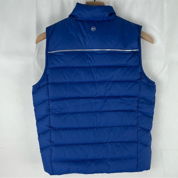 Vineyard Vines Large Martha’s Vineyard Unisex Nor’Easter Blue ZipUp Puffer Vest - Picture 3 of 5